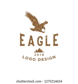 Eagle vintage logo design inspiration