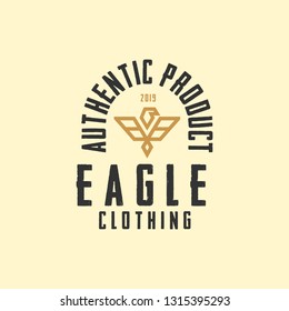 Eagle Vintage Typography Labels, Emblems, Logo Template