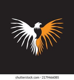 The eagle waving its wings symbolizes the strength and breadth of power