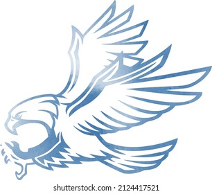 eagle wild watercolor vector bird