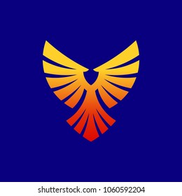 Eagle Wing Bird Logo template, bird icon  symbol logo