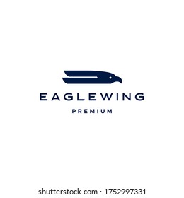 eagle wing bird logo vector icon illustration