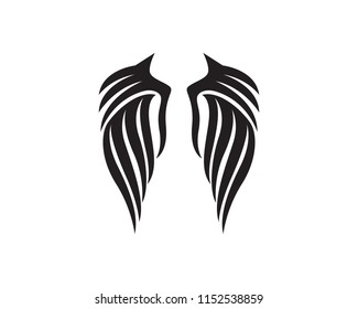 Eagle wing falcon logo and symbols
