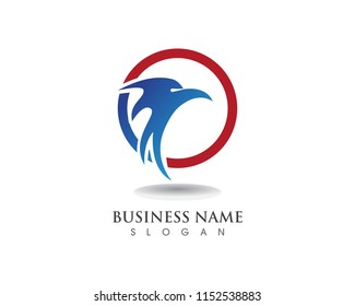 Eagle wing falcon logo and symbols