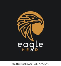 Eagle wing flight logo. Hawk shield wings icon. Flying bird emblem. Vector illustration.