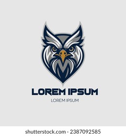 Eagle wing flight logo. Hawk shield wings icon. Flying bird emblem. Vector illustration.