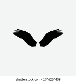 Eagle Wing graphic element Illustration template design