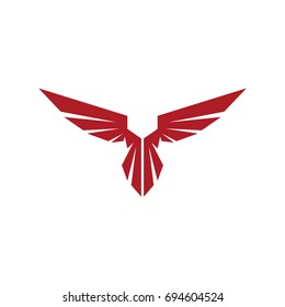 eagle wing logo template
