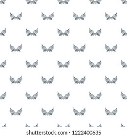 Eagle wing pattern vector seamless repeat for any web design