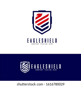 Eagle Wing and Shield Logo for Brand Company logo