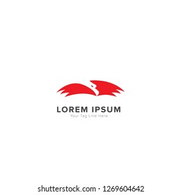 Eagle wings Abstract logo design