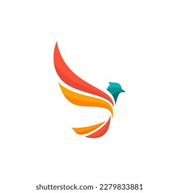 eagle wings flying eagle logo design