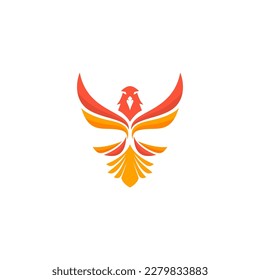 eagle wings flying eagle logo design