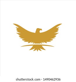 Eagle Wings Logo Animal Bird Vector, Graphic Design Template Idea