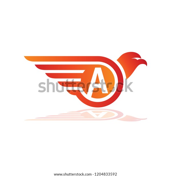 Eagle\
Wings Logo Initials A, A Logo, Bird Letter A\
Logo
