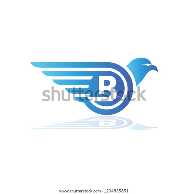 Eagle\
Wings Logo Initials B, B Logo, Bird Letter B\
Logo