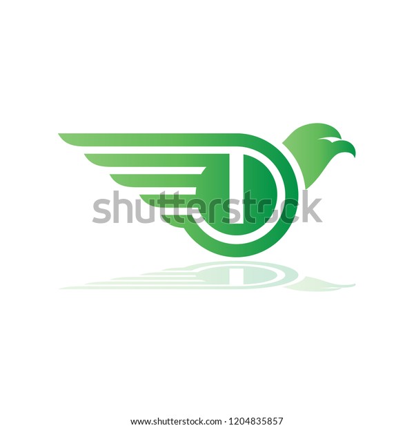 Eagle\
Wings Logo Initials I, I Logo, Bird Letter I\
Logo
