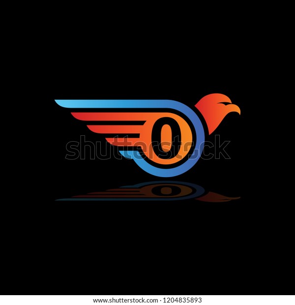 Eagle\
Wings Logo Initials O, O Logo, Bird Letter O\
Logo