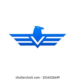 Eagle Wings Logo Vector
