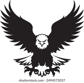 eagle with wings, wings, eagle tattoo design