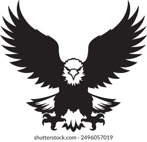 eagle with wings, wings, eagle tattoo design