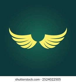 Eagle wings trendy artwork impressive abstract vector illustration colorful useful design.eps