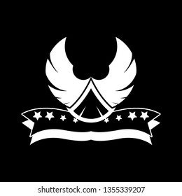 eagle wings vector illustration for sport logo