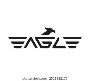 Eagle wordmark logo icon logo design template