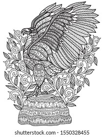 1,067 Adult coloring pages eagle Images, Stock Photos & Vectors ...