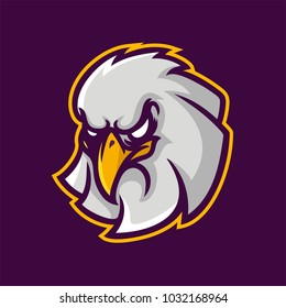 eagle/falcon mascot logo for sport team