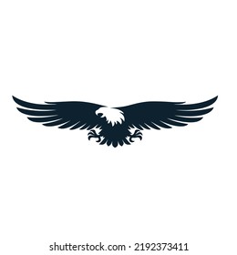 Eagles design stock illustration on white background