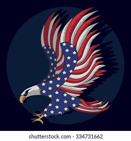 Bald Eagle American Flag Images Stock Photos Vectors