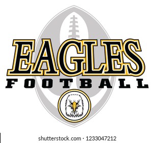 Eagles Football Design Concept Team Design Stock Vector (Royalty Free ...