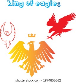 eagles icons vector design illustration