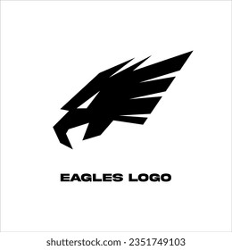 eagles logo vector design suitable for use