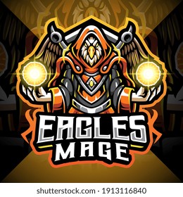 Eagles mage esport mascot logo