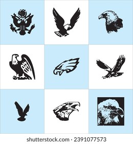 Eagles in Motion A Symphony of Facial Expressions and Aerial Acrobatics-1.eps