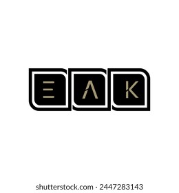 EAK Creative logo y diseño de iconos