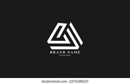 EAM, EM, ME, Abstract initial monogram letter alphabet logo design