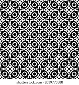 patrón vectorial sin fin en estilo ornamental geométrico. Ornamento negro.
