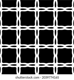 eamless vector pattern in geometric ornamental style. Black  ornament.
