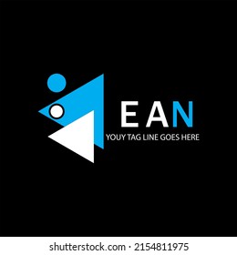 EAN letter logo creative design with vector graphic