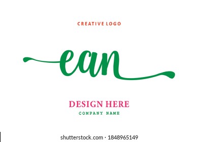 EAN  lettering logo is simple, easy to understand and authoritative
