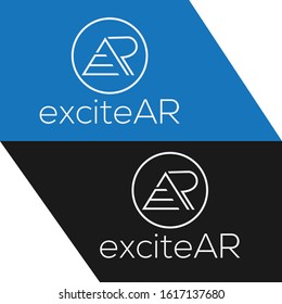 EAR , AR, EA letter logo. Unique attractive creative modern minimal logo.