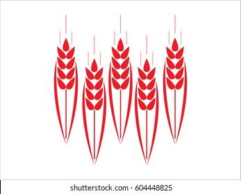 ear, bread, icon, vector illustration eps10