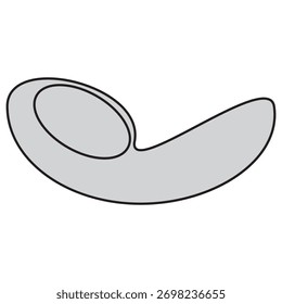 Design de ícone de botões auriculares com ilustrador