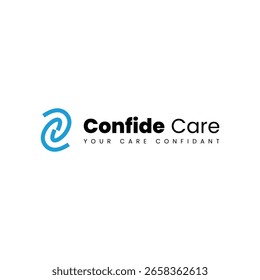 ideia do design do logotipo conceitual do ear care