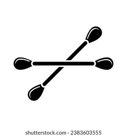 Ear cleaner stick icon vector on trendy design