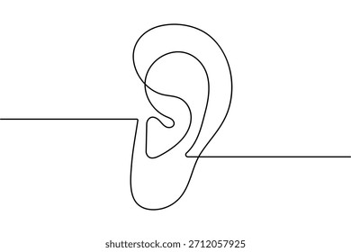 Dibujo continuo de una línea en estilo minimalista con Ilustración vectorial de contorno limpio