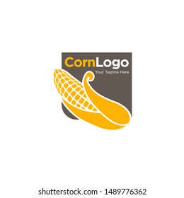 Ear of corn logo design. Maize crop vector design. Corn farming